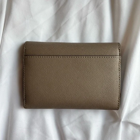 Tory Burch Taupe Leather Wallet - Picture 2 of 13